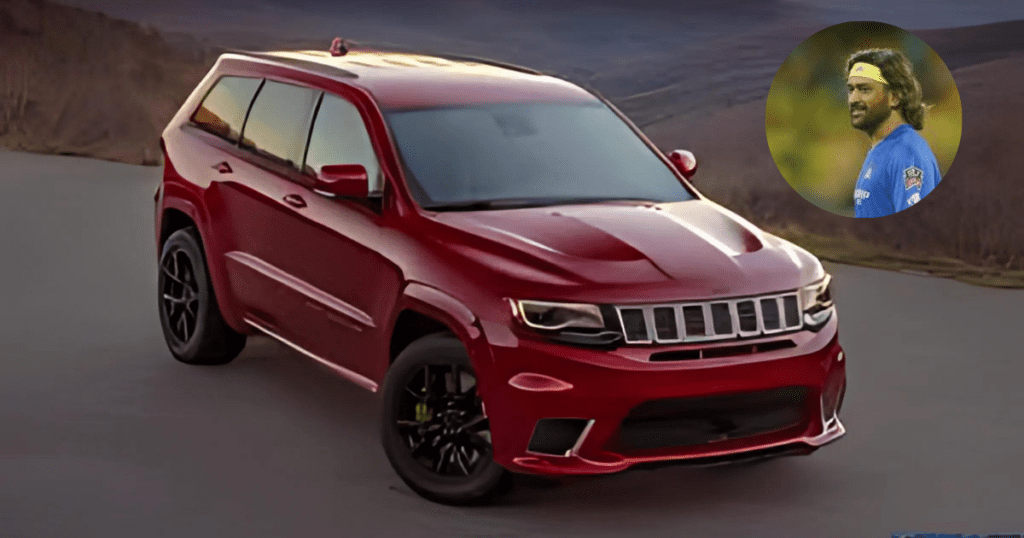 Ms dhoni car collection Jeep Grand Cherokee Trackhawk