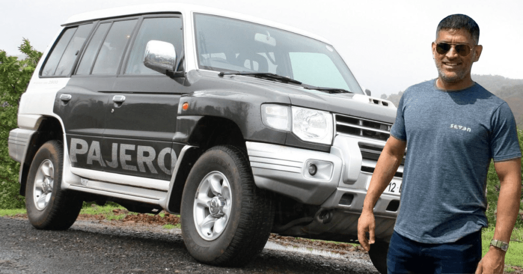 Ms dhoni car collection Mitsubishi Pajero SFX